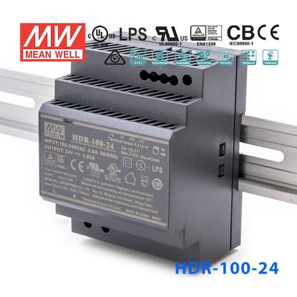 HDR-100-24 MEANWELL POWER SUPPLY