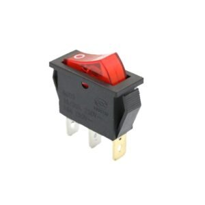 KCD3-101N 3PIN RED SWITCH