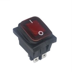 KCD4-4PIN RED BIG WATER PROOF