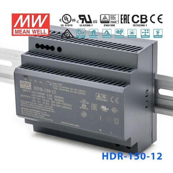 HDR-150-12 MEANWELL POWER SUPPLY