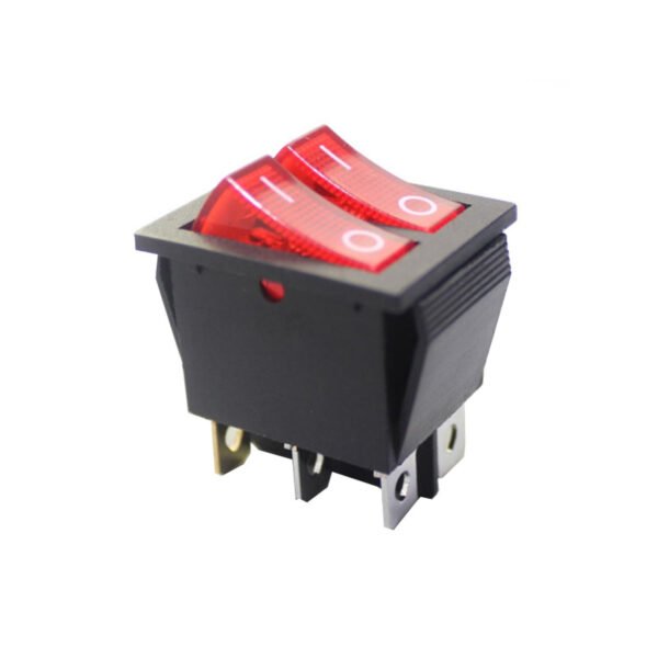 6PIN RED DUAL TYPE SWITCH
