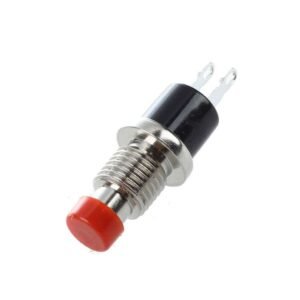 2PIN ROUND MOMENTARY SWITCH RED