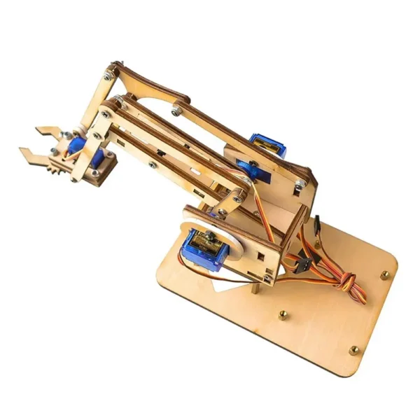 4 DOF WOODEN ROBOTIC ARM KIT