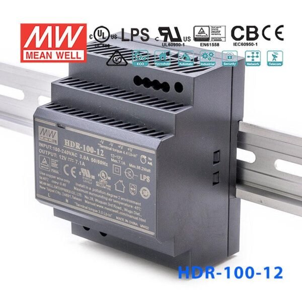 HDR-100-12 MEANWELL POWER SUPPLY