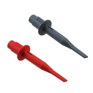 Fluke HC120 Hook Clips (Set of 2: Red, Gray)