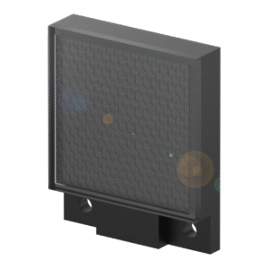 REFLECTOR,FOR RETRO REFLECTIVE SENSOR,4 MM CUBE CORNER,SQUARE,2 MOUNTING HOLES,9.6 CM SENSING SURFACE,M3 SCREW MOUNTING,-20 TO +60 DEGREE C