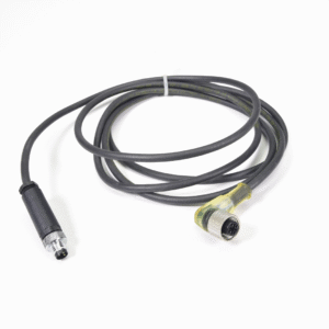 CABLE CORDSET,RIGHT ANGLE FEMALE,4 PIN CONNECTOR,2 LED,5 M CABLE LENGTH