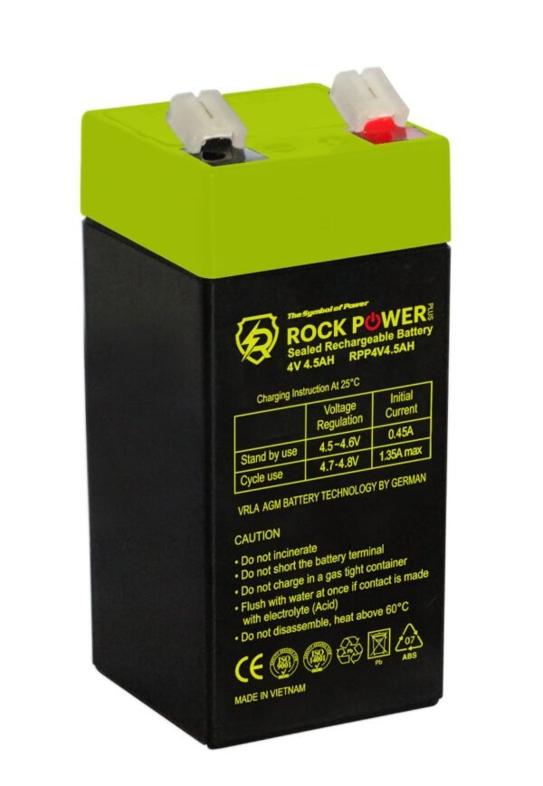 4V 4.5AH Battery Rock Power Plus