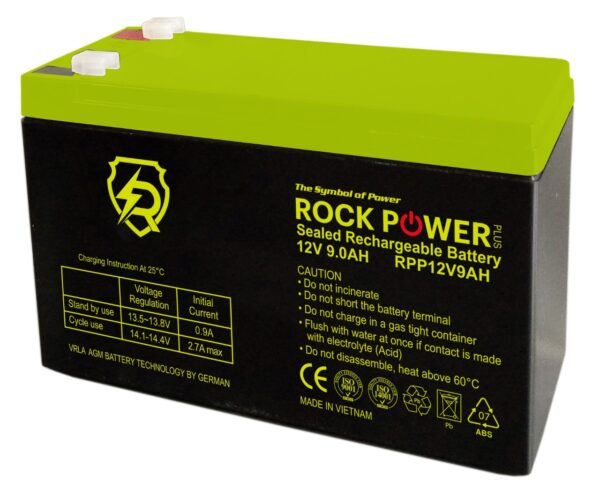 12V 9.0 AH Rock Power battery