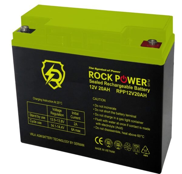 12V 42 AH BATTERY ROCK POWER