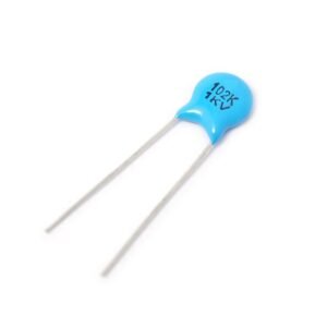 102K (1000pF) 1KV Ceramic Capacitor High Voltage, Radial Leads