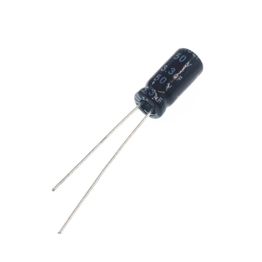 Radial Electrolytic Capacitor,3.3uF,50V