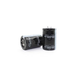 2200uF 200V Electrolytic Capacitor, High Voltage, Radial Lead