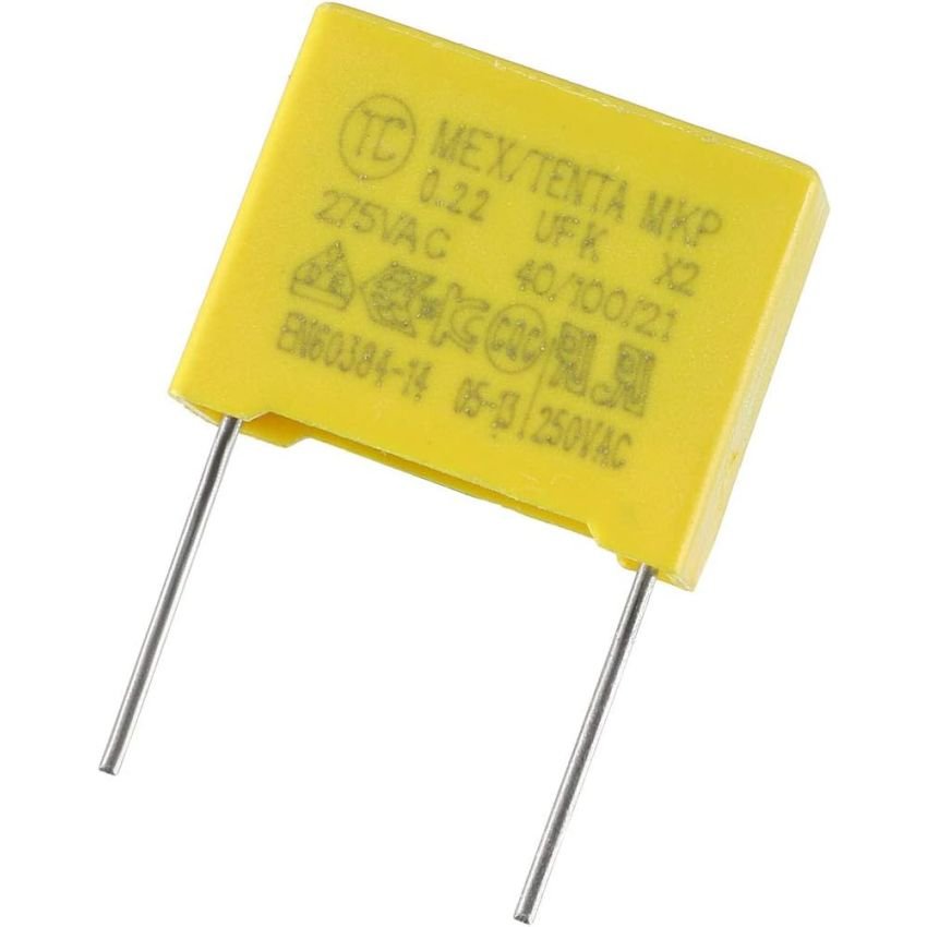 Polypropylene Film Capacitor,0.22uF,275VAC