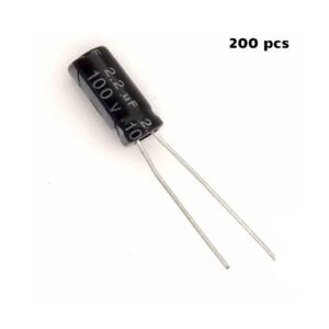 2.2UF 100V ELECTROLYTIC CAPACITOR 200pcs/pack