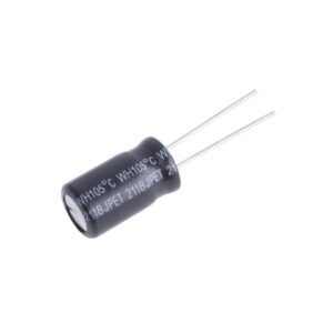 56uF 16V Radial Electrolytic Capacitor High Reliability, Compact Design