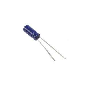 2.2uF 50V Electrolytic Capacitor, Radial Lead