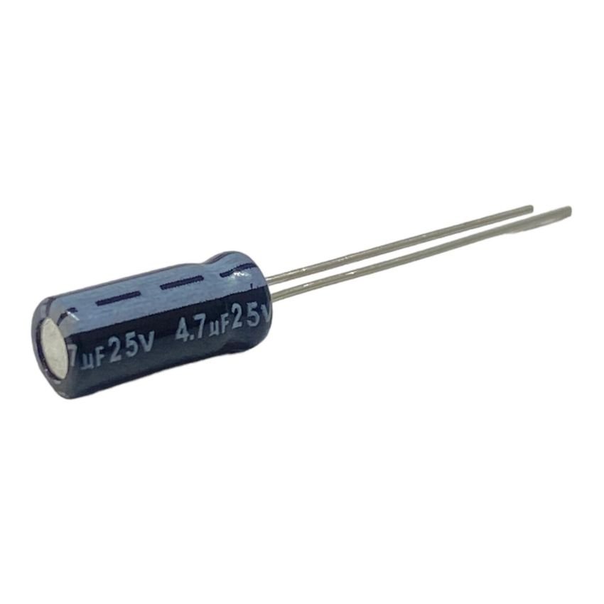 Electrolytic Capacitor,4.7uF,25V