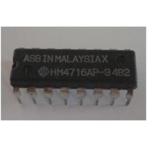 HM4716AP-3, 16Kbit (16K x 1) DRAM, DIP-16
