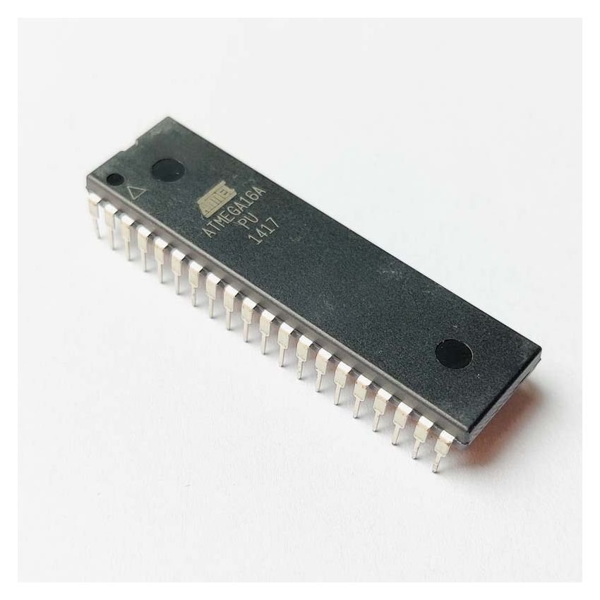 ATmega16A-PU ,8-bit AVR Microcontroller-16KB Flash Memory, High-Performance RISC Architecture