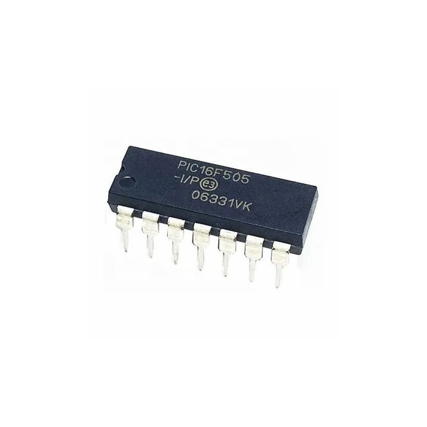 PIC16F505-I/P, 8-Bit Microcontroller, DIP-14