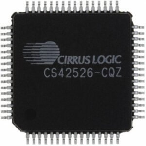 CS42526-CQZ, 24-Bit, 192 kHz Multi-Channel Audio Codec, QFP-64
