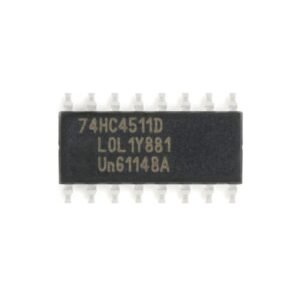 74HC4511D, BCD-to-7 Segment Latch,Decoder,Driver, SOIC-16