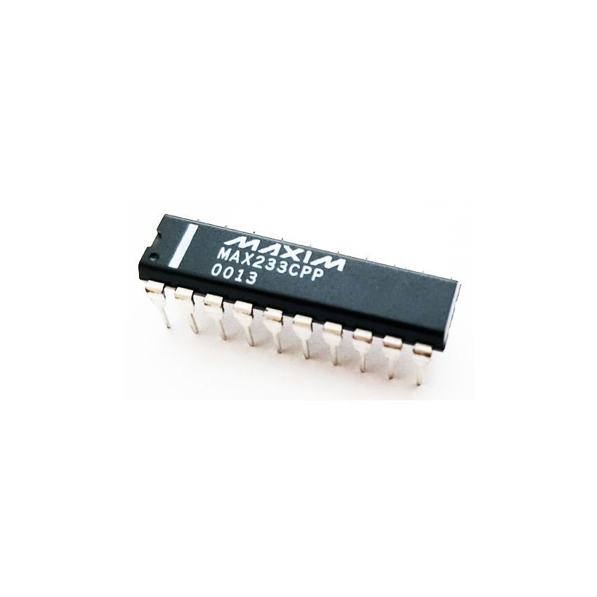 MAX233CPP, RS-232 Transceiver, 20-Pin DIP Package