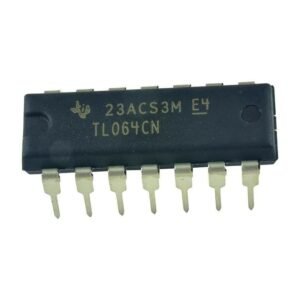 TL064CN, Quad Low-Power Operational Amplifier, JFET Input, Wide Bandwidth (2 MHz)