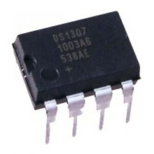 DS1307,Real-Time Clock IC with 56 Bytes NV SRAM and I²C Interface,DIP-8