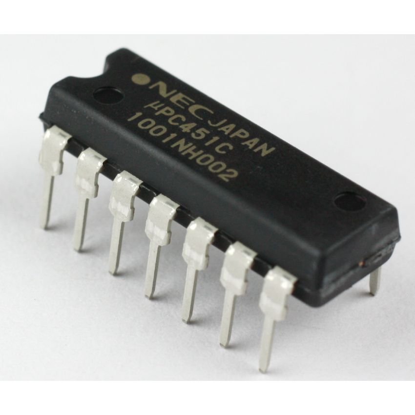 uPC451C- DIP ,Operational Amplifier, 5V to 30V, 500uA Input Bias